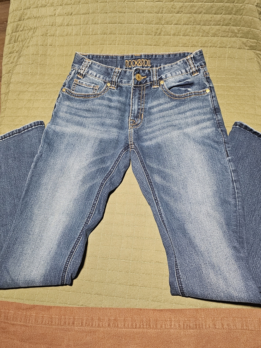 Rock & Roll Cowgirl Light Blue Boot Cut Jeans